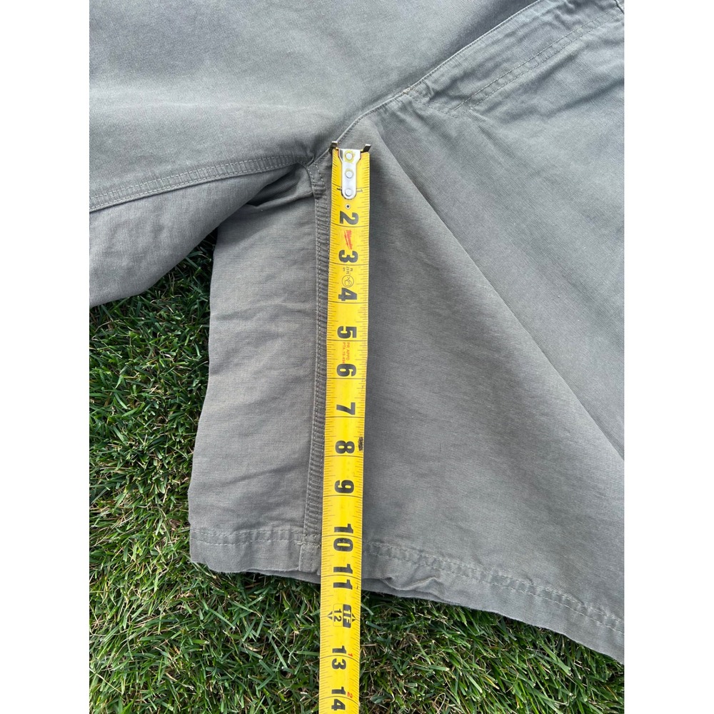 Columbia Mens Ridge Cloth Stonewashed Cotton Utility Shorts Gray 42 hiking - Picture 10 of 15